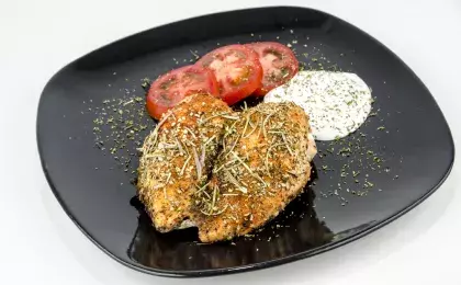 Запеченная куриная грудка