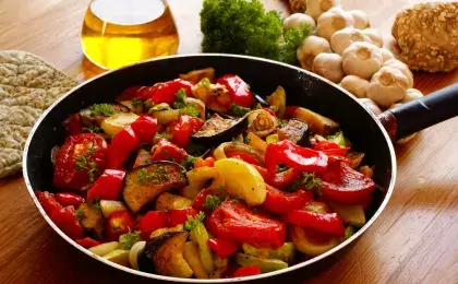 Рагу из кабачков и помидоров