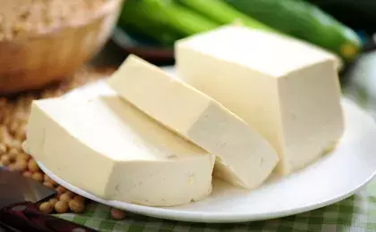Тофу с лимоном