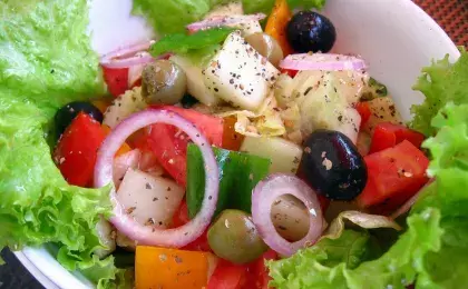 Легкий "греческий" ужин