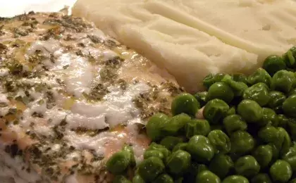 Рыба, тушенная в молоке